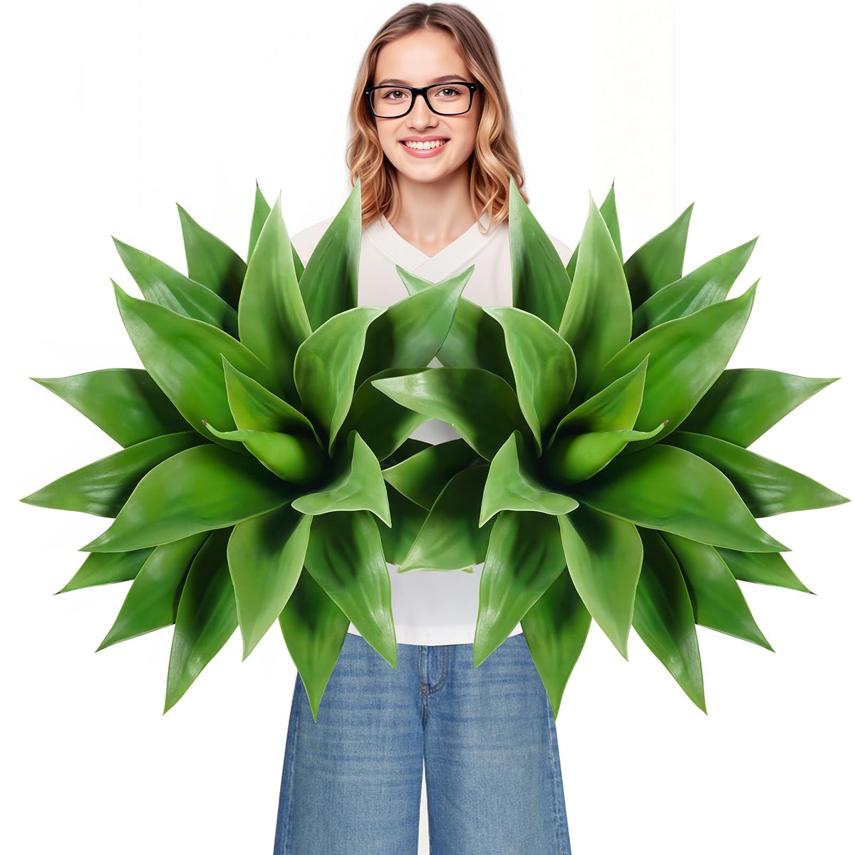 Velener agave vue face, impact visuel immédiat et durable