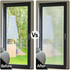 VELIMAX film posé sur porte de douche, protection et luminosité