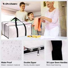 VELVETSURE porté en bretelles type sac à dos pour transport confortable