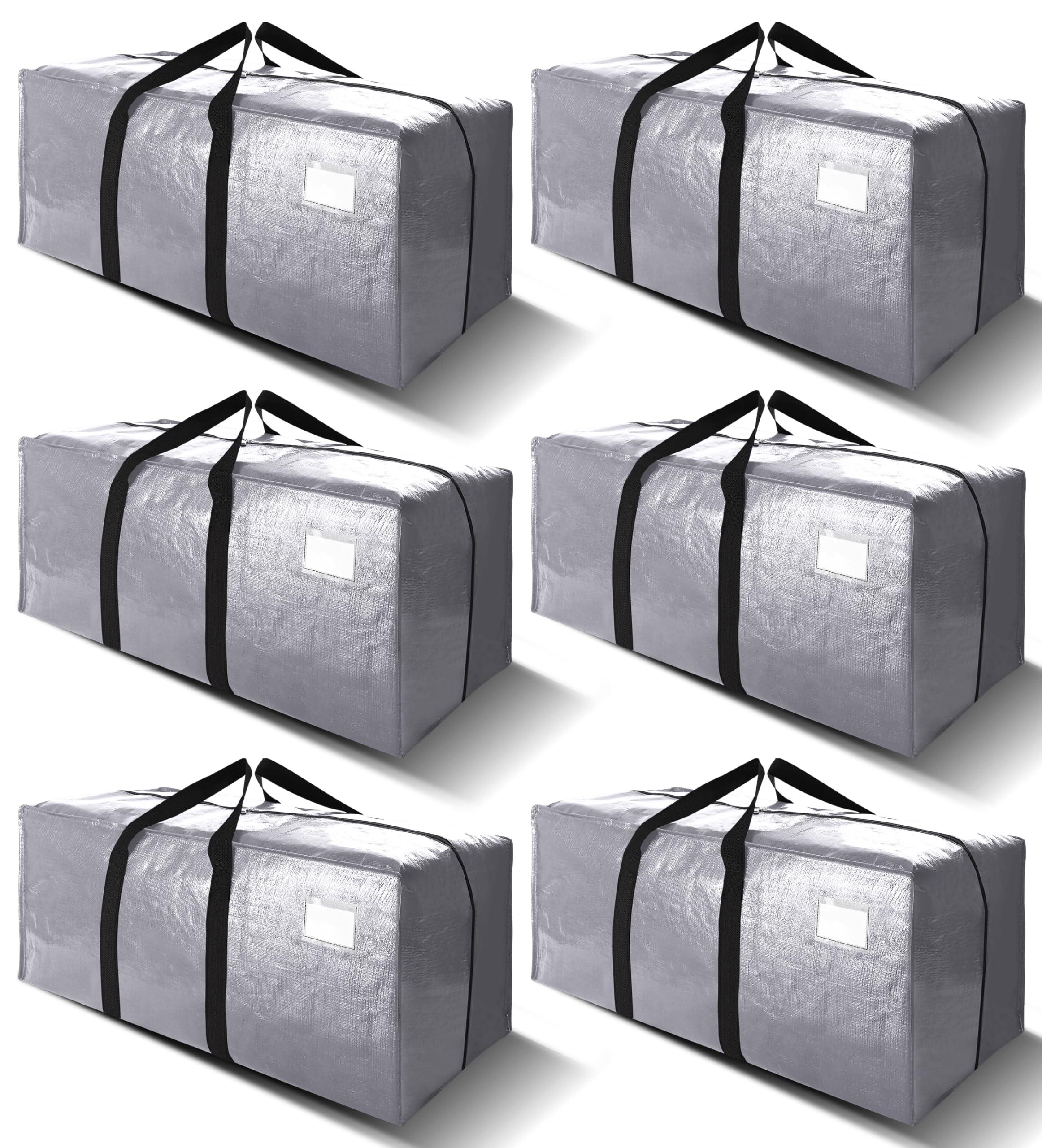 VELVETSURE vue avant du lot de 6 sac, grand volume et gain d'espace