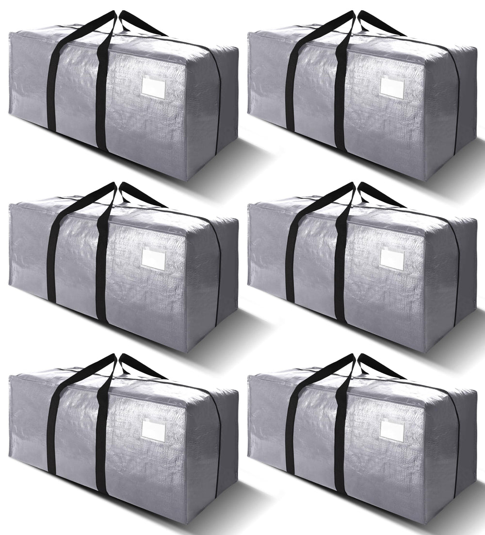VELVETSURE vue avant du lot de 6 sac, grand volume et gain d'espace