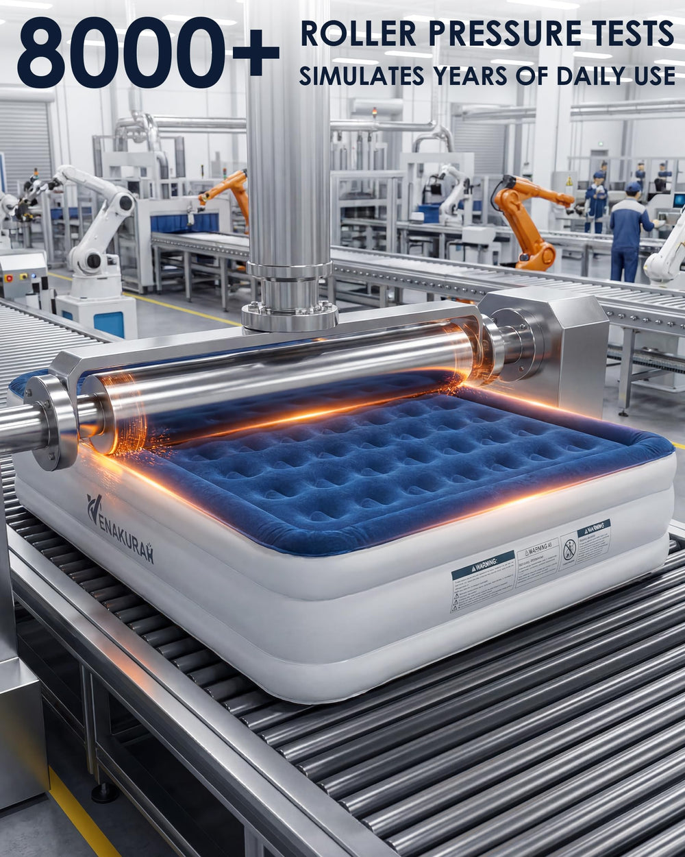 VENAKURAH matelas plié dans sac de transport pour rangement et mobilité