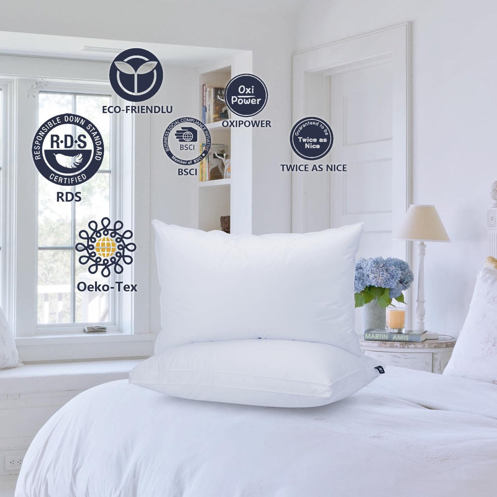 Vendare garnissage duvet et plumes détail soutien durable