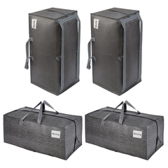VENO vue avant du lot de 4 sacs, solution robuste pour déménagement