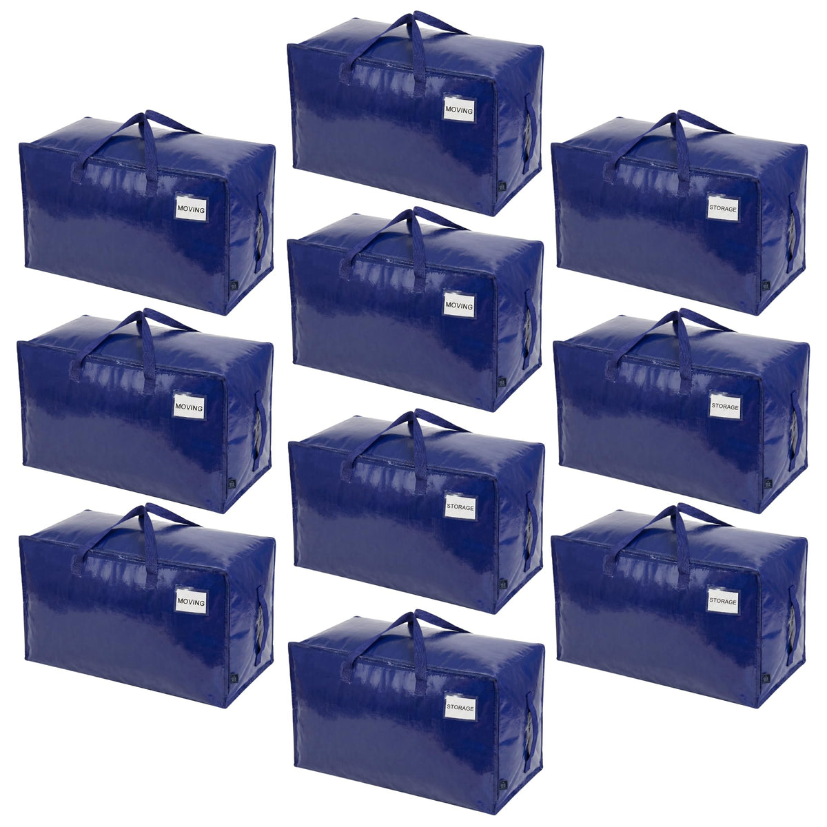 VENO sac devant montrant le lot de 10 pour un rangement durable