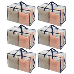 VENO vue avant sac transparent montrant grande capacité pour rangement pratique