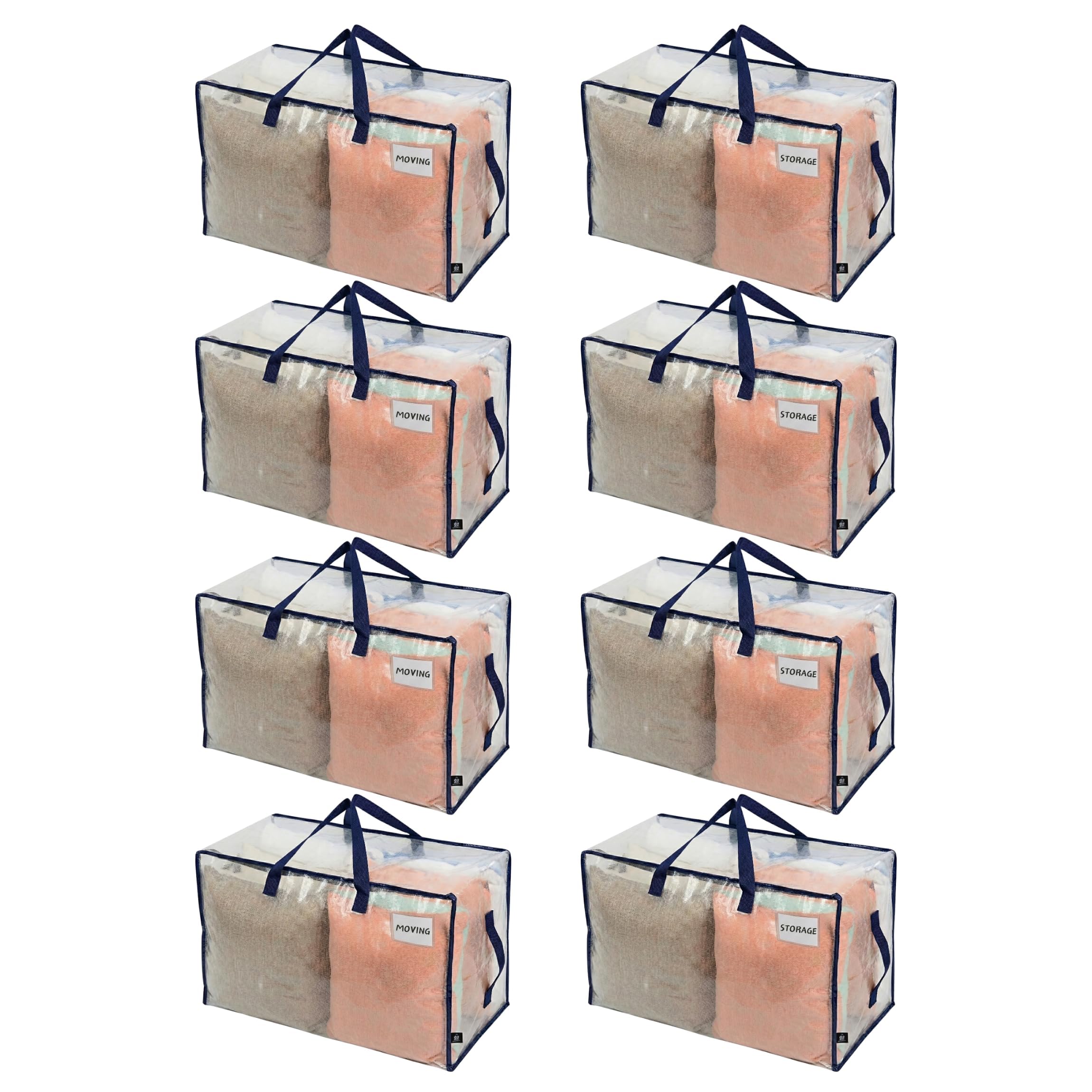 VENO sac face avant transparent montrant capacité et organisation