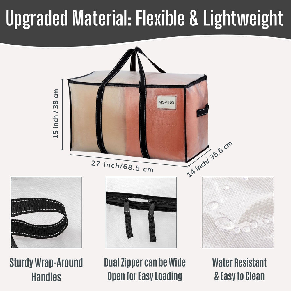 VENO sac ouvert avec couverture à l'intérieur illustrant chargement simple et accès rapide