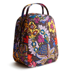 Vera Bradley sac déjeuner face montrant l’imprimé Colorful Bouquet pour un look vif