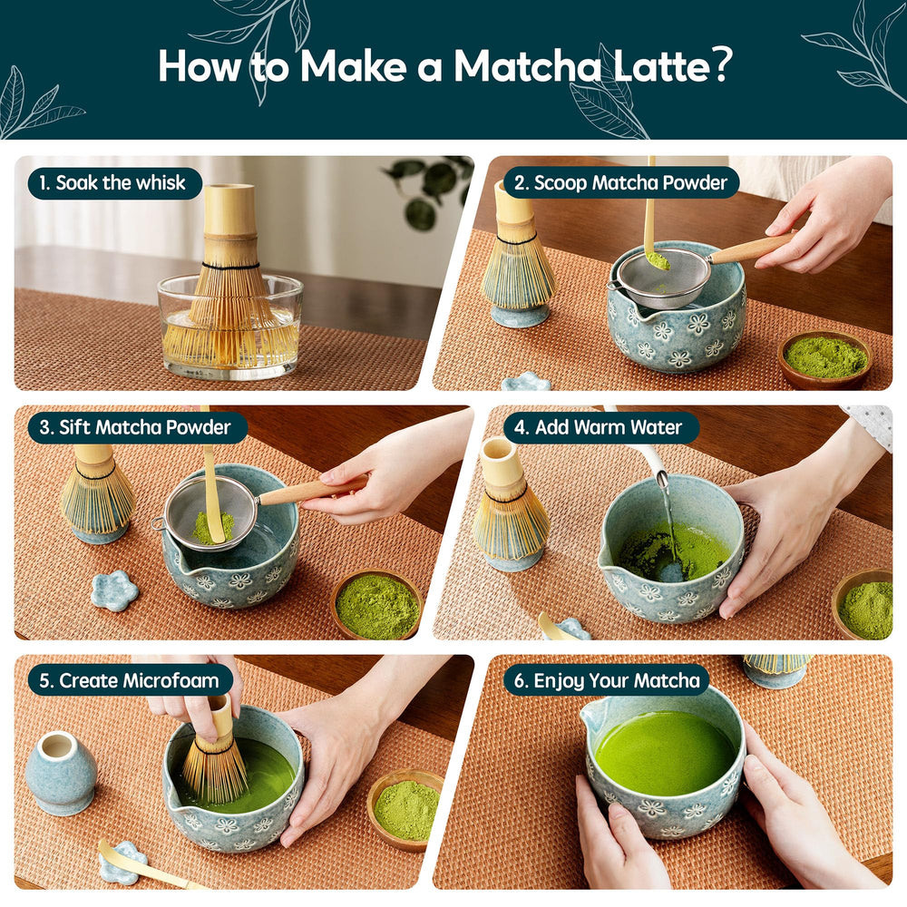 Veraelle fouettage matcha en cuisine démontré, préparation simple et résultat mousseux