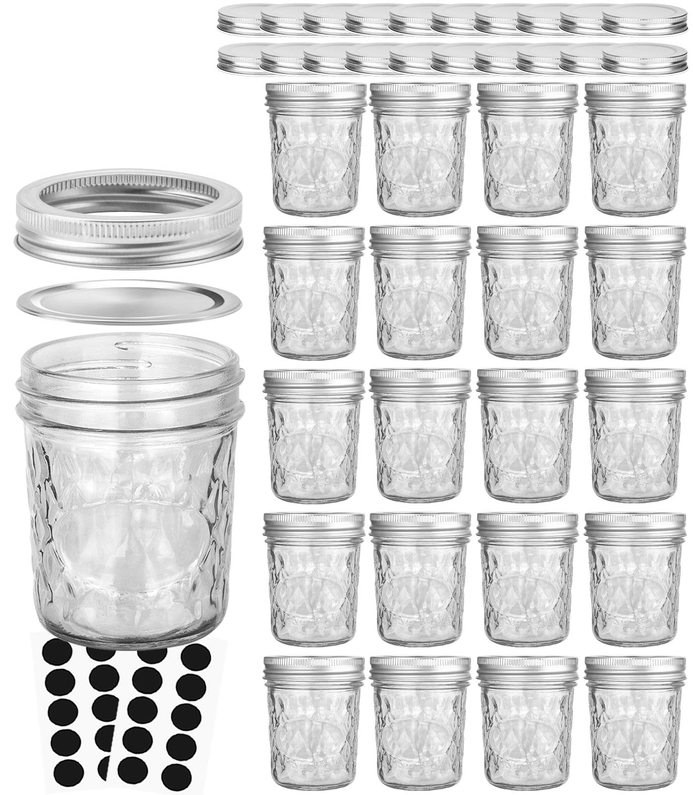 VERONES front view du coffret de 20 pots, emballage pratique