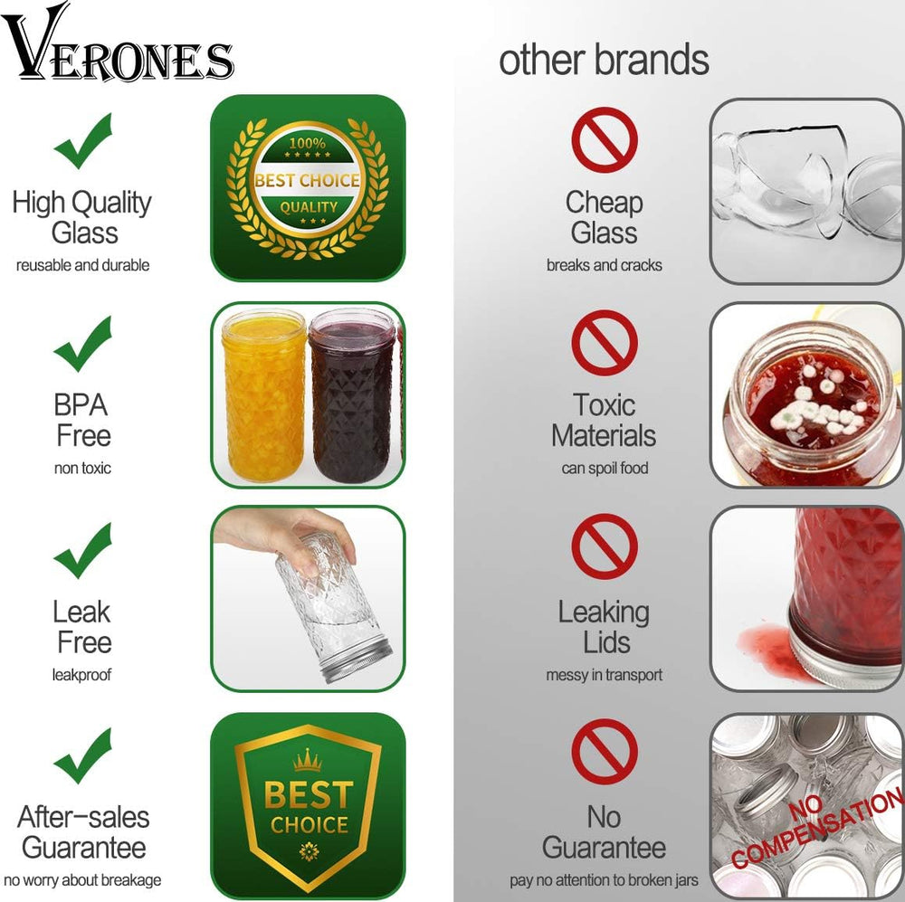 VERONES bocal fermentant kombucha pour usage fermentation et visibilité
