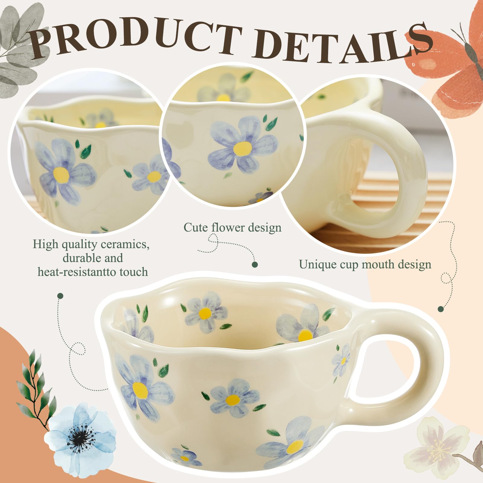 Vesici cuillère assortie présentée avec tasse offrant praticité et style