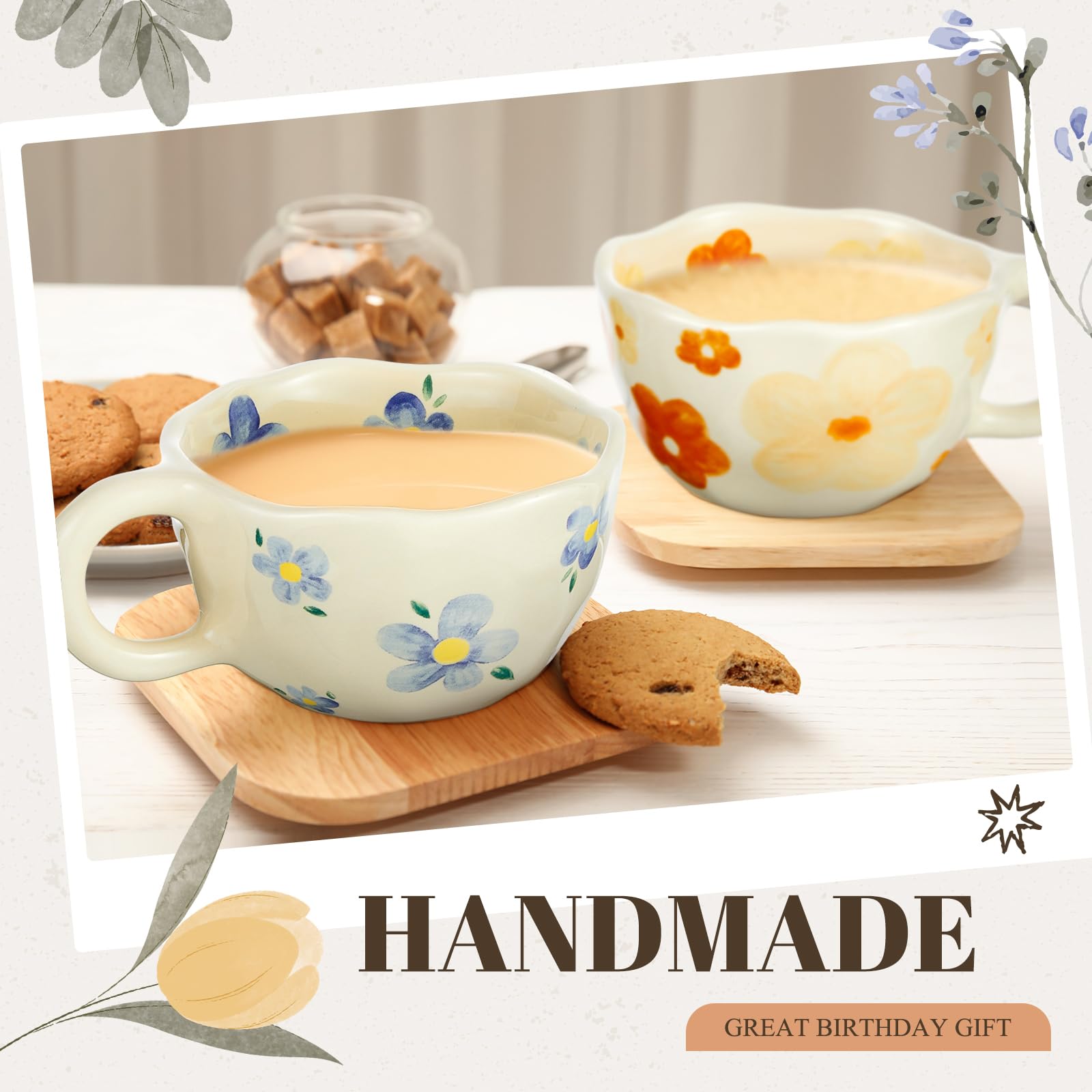 Vesici tasses sur étagère décorative ajoutant touche chaleureuse à cuisine