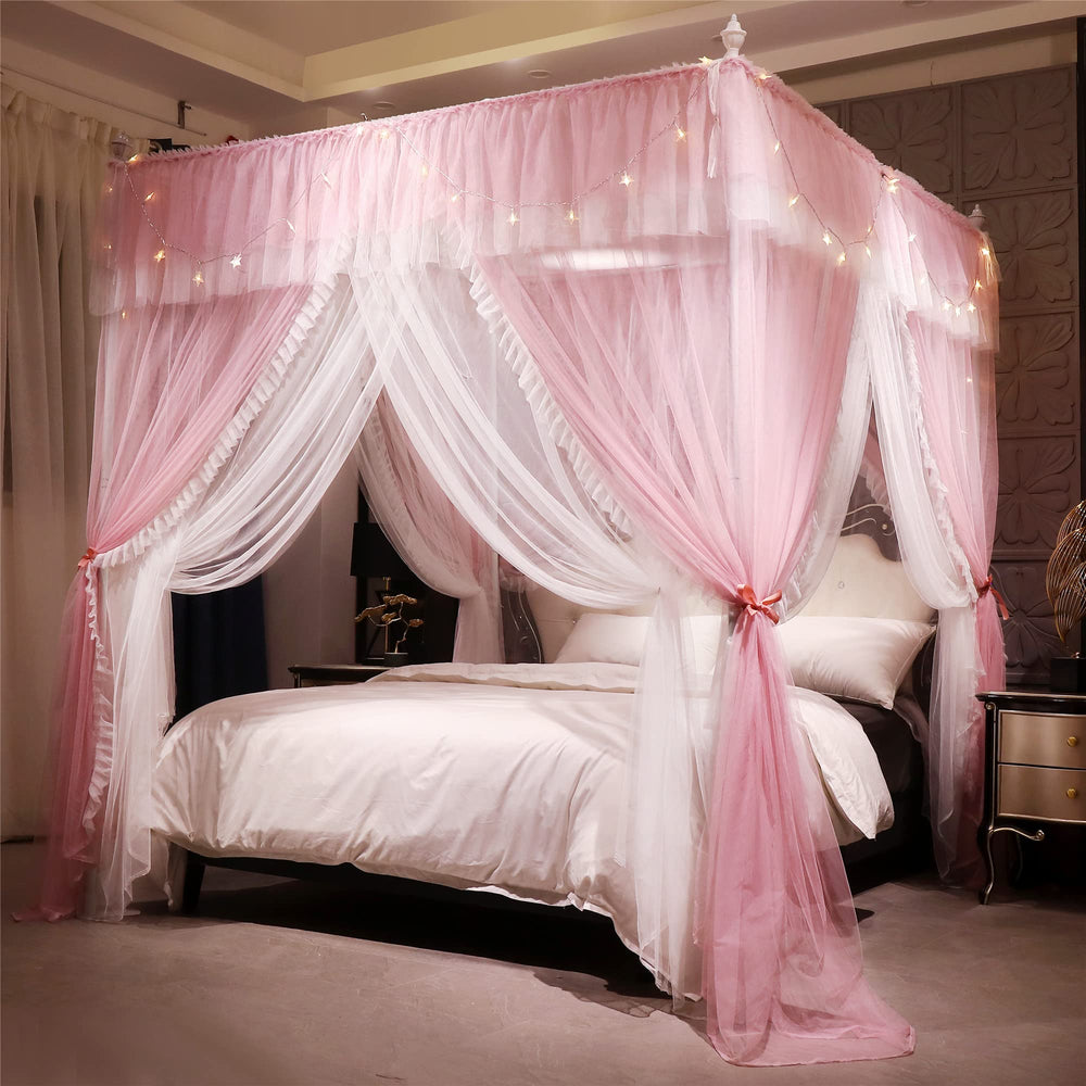VETHIN vue avant de la tente de lit princesse apportant une ambiance romantique