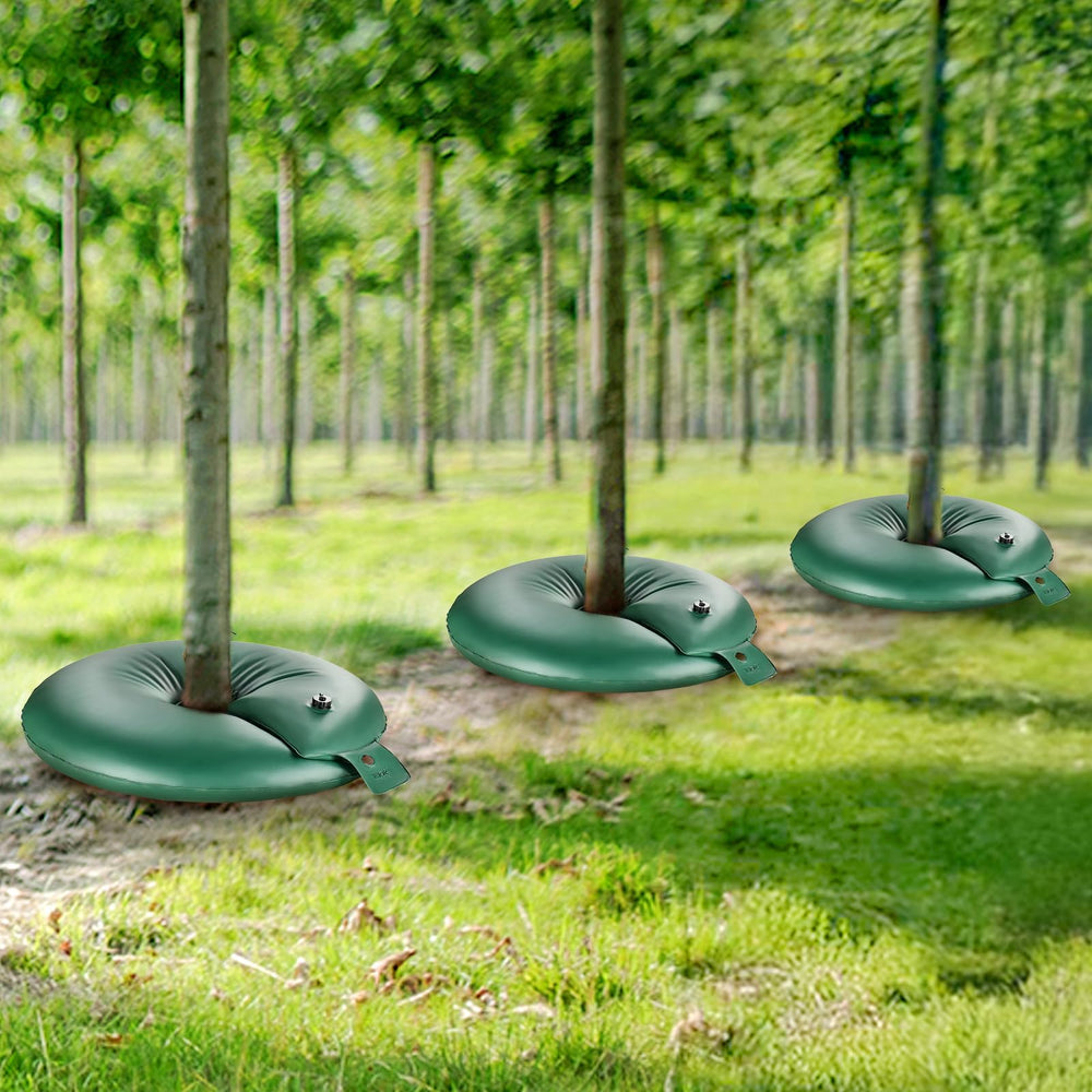VEVOR scène de jardin avec arbre arrosé illustrant économie d'eau