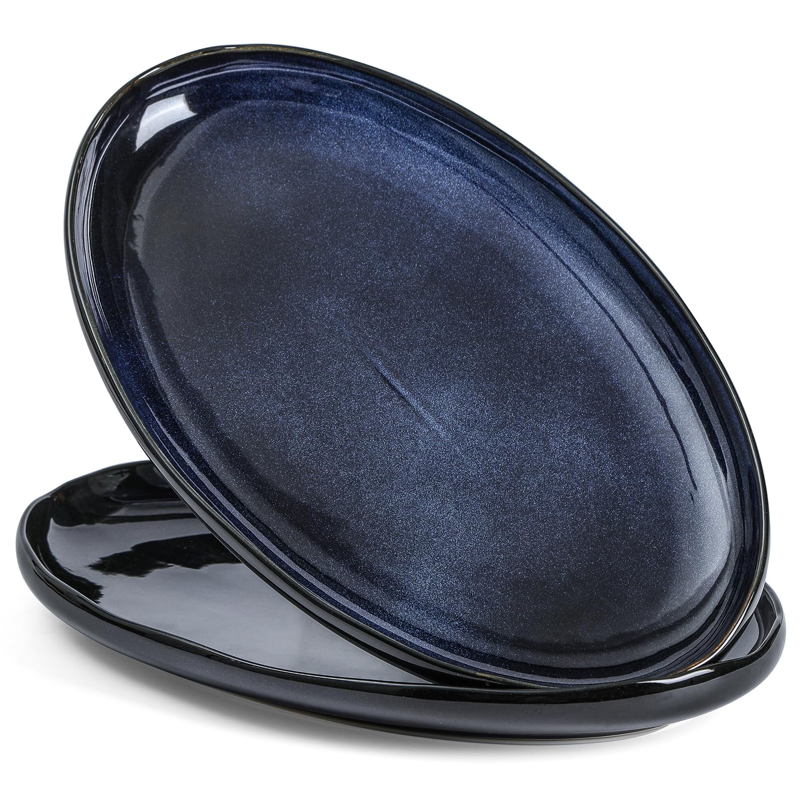 vicrays plat ovale face montrant design élégant et grande capacité