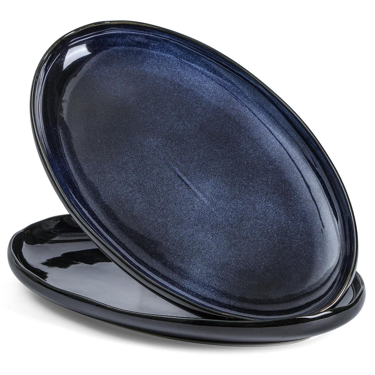 vicrays plat ovale face montrant design élégant et grande capacité