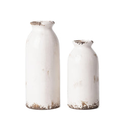 VICTOR & TERESA vases face avant affichant élégance rustique
