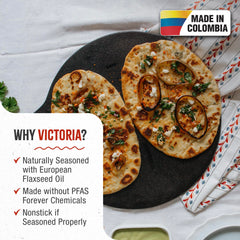 Victoria gros plan surface pré-assaisonnée pour une cuisson uniforme