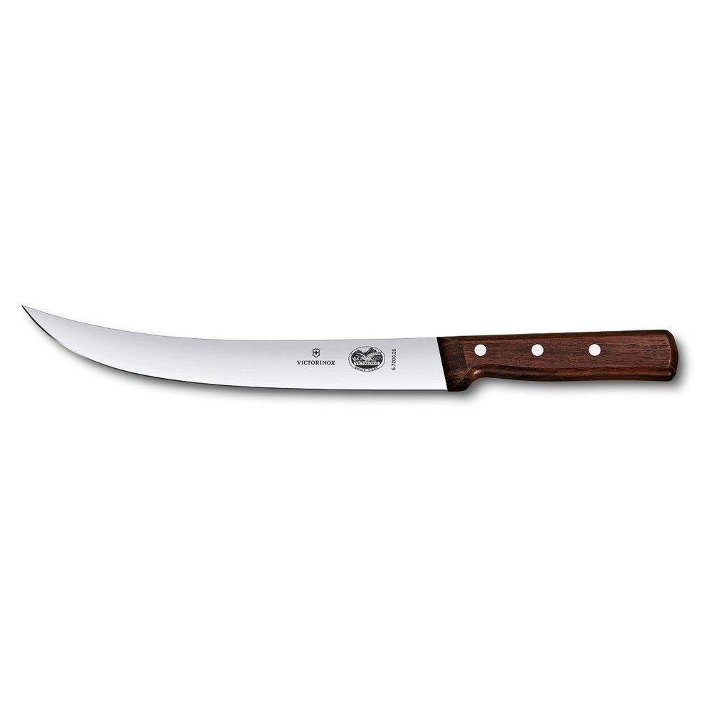 Victorinox lame incurvée avant vue, coupe précise et contrôle