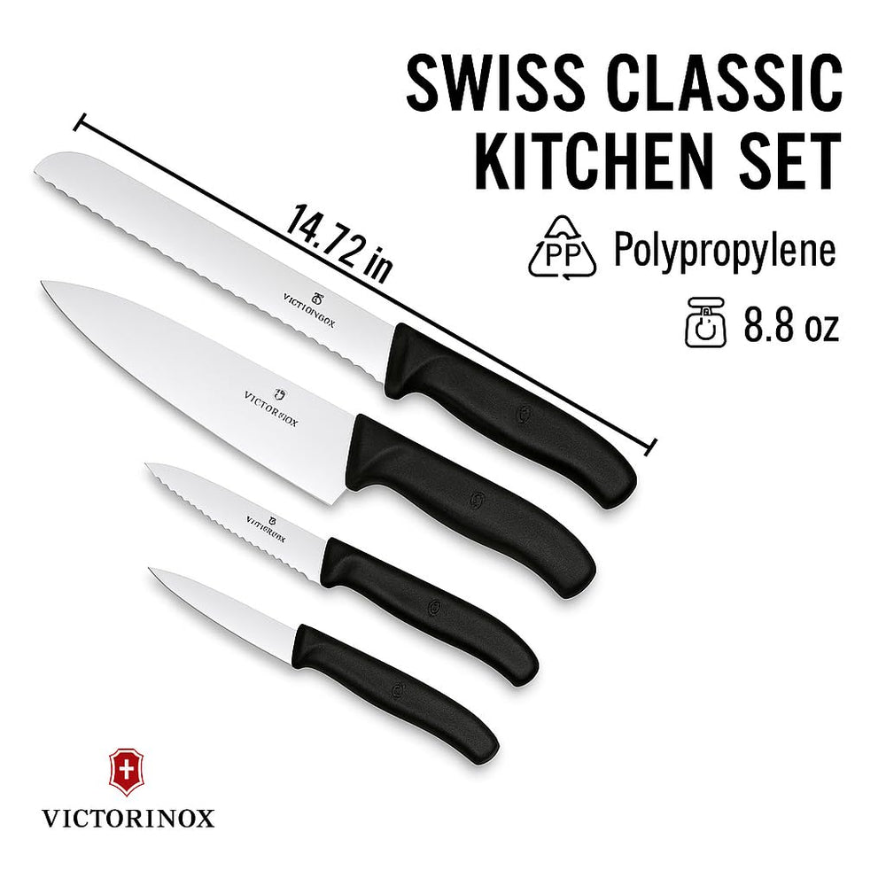 Victorinox gros plan lame inox montrant précision de coupe