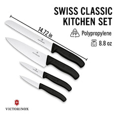 Victorinox gros plan lame inox montrant précision de coupe