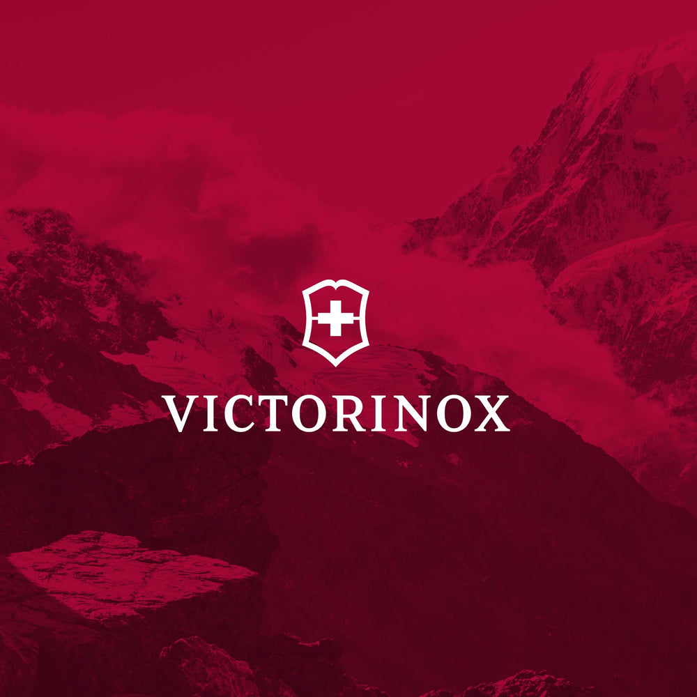 Victorinox étiquette marque et spécifications garantissant qualité suisse