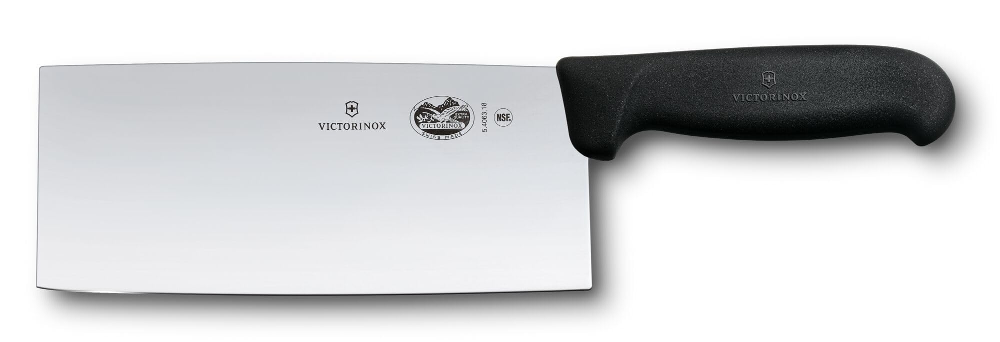 Victorinox Fibrox couteau Chinese Cleaver vue de face pour précision et polyvalence