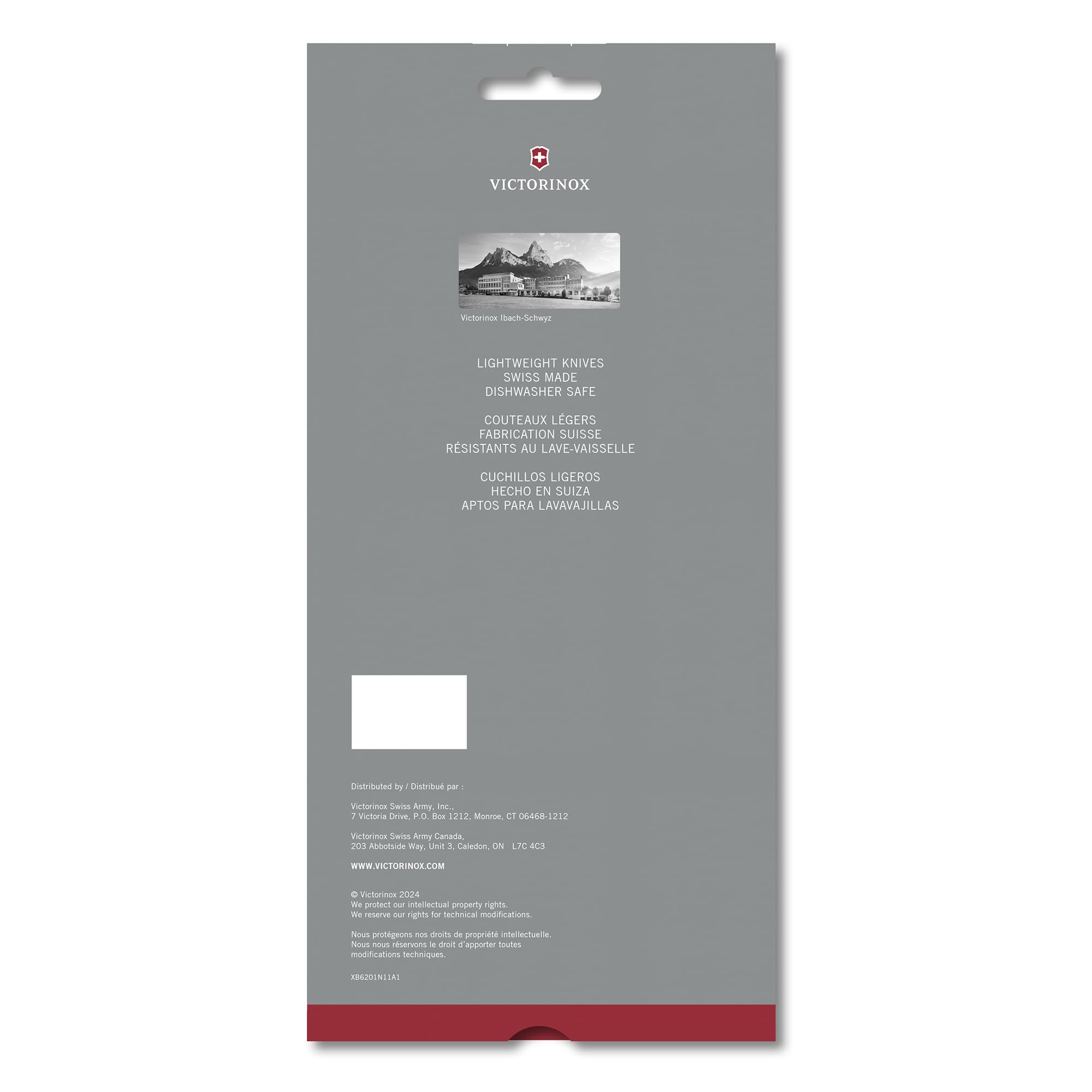 Victorinox lame dentelée gros plan pour découpe nette et durable
