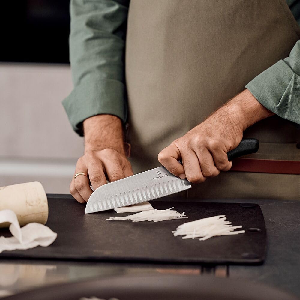 Victorinox manche Fibrox gros plan offrant prise antidérapante et confort
