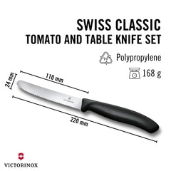 Victorinox gros plan lame dentelée montrant tranchant précis et coupe nette