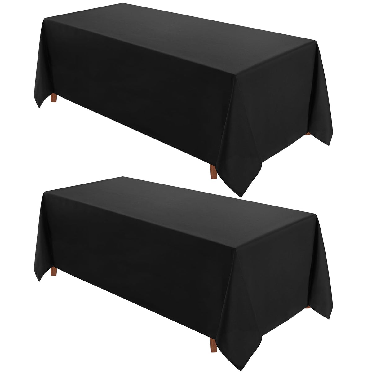 VidaFete nappe rectangulaire vue frontale pour finition élégante