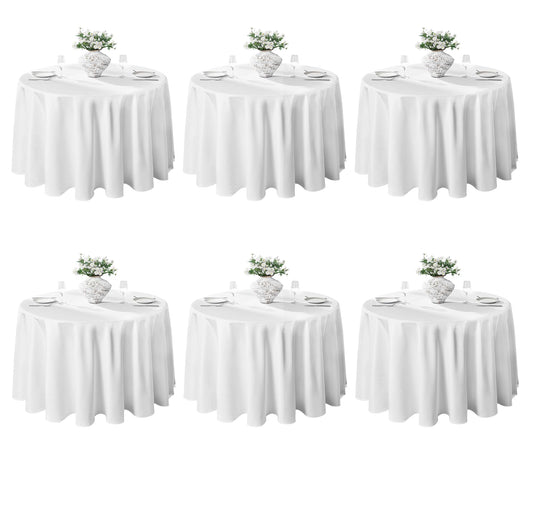 VidaFete nappe ronde 120in vue de face pour présentation soignée