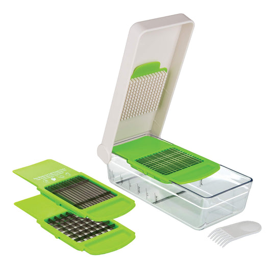 Vidalia Chop Wizard Pro Max vue avant avec bec verseur pour un usage propre