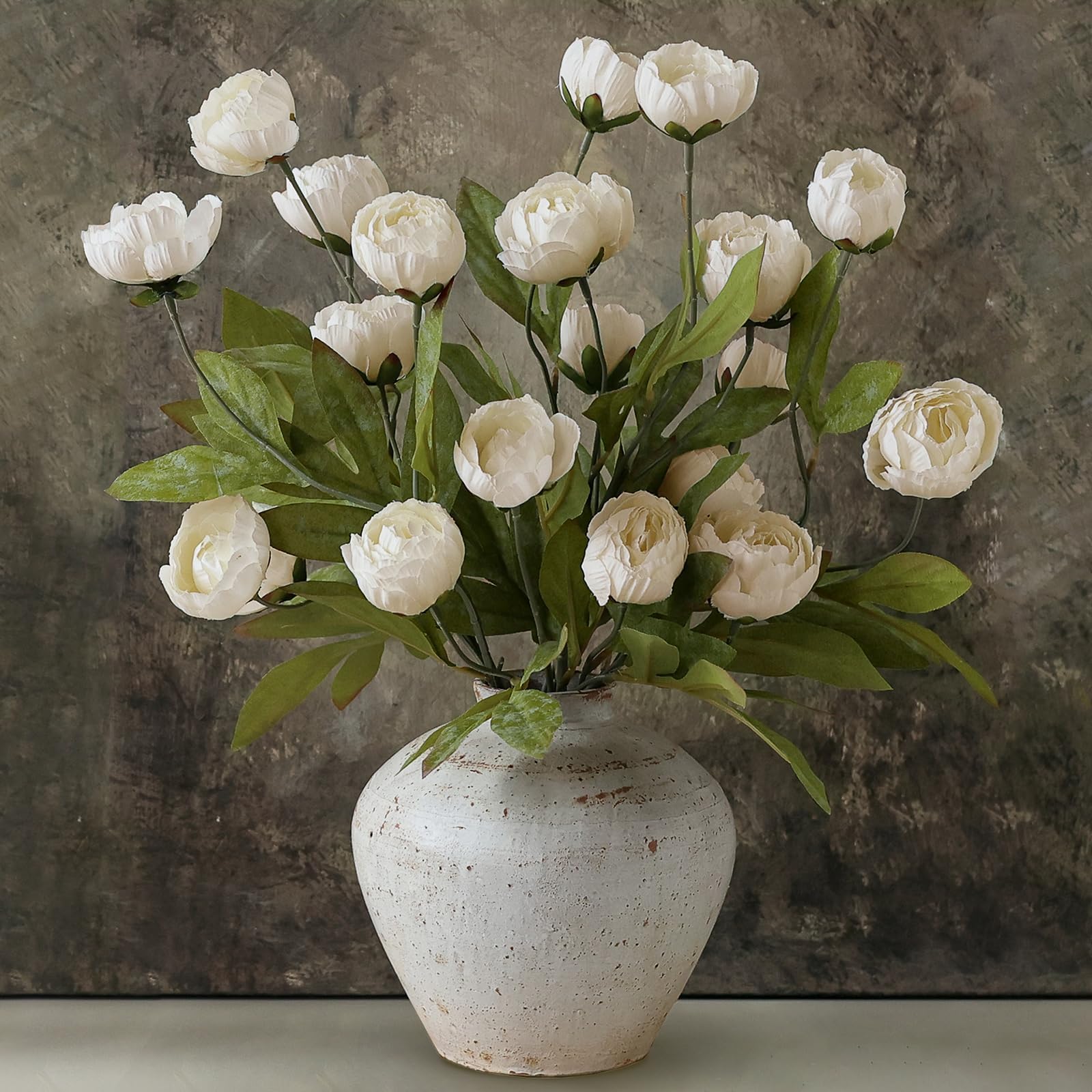 VIERENA branches entières crème parfaites pour un bouquet sans entretien