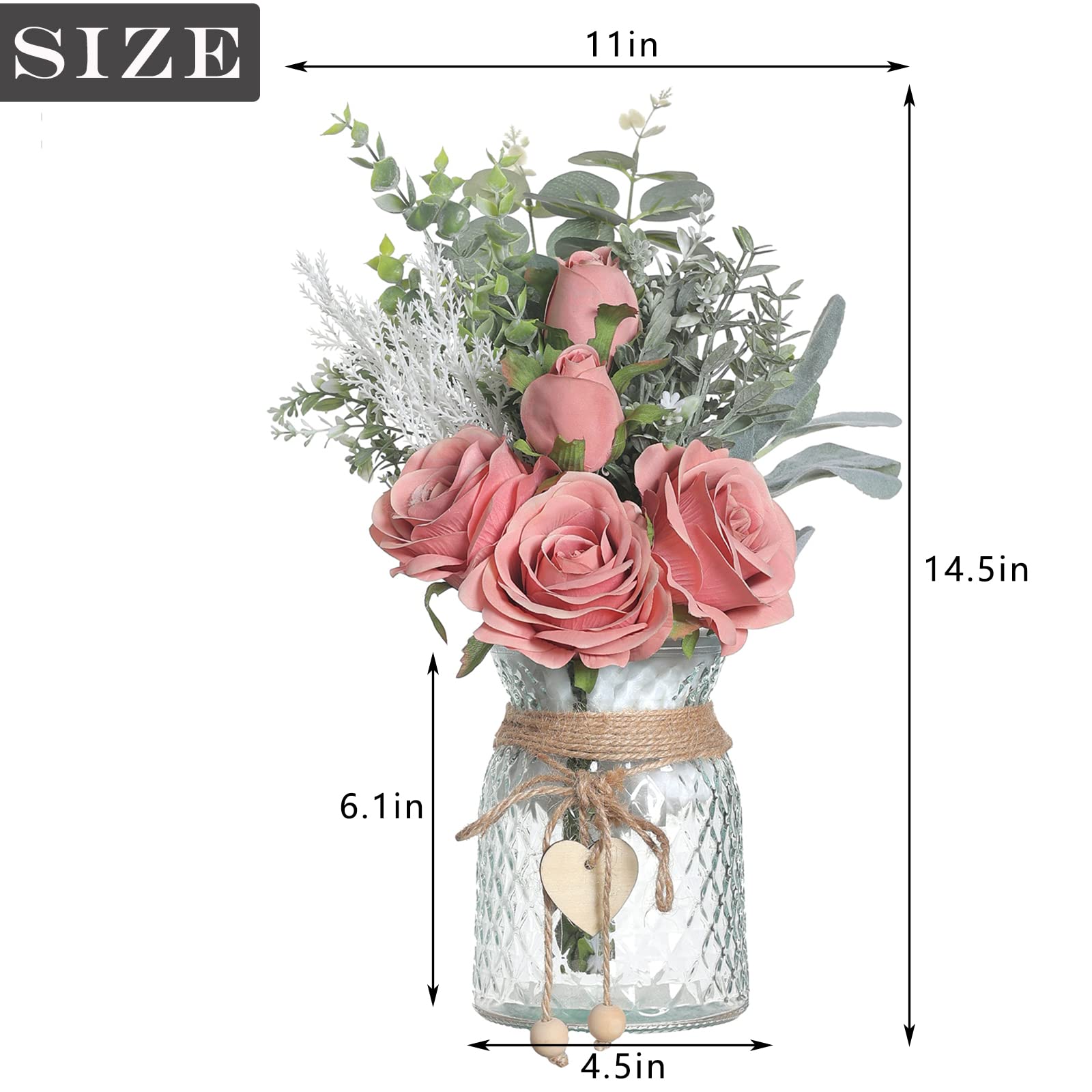 VIERENA comparaison de taille avec livre illustrant dimensions utiles