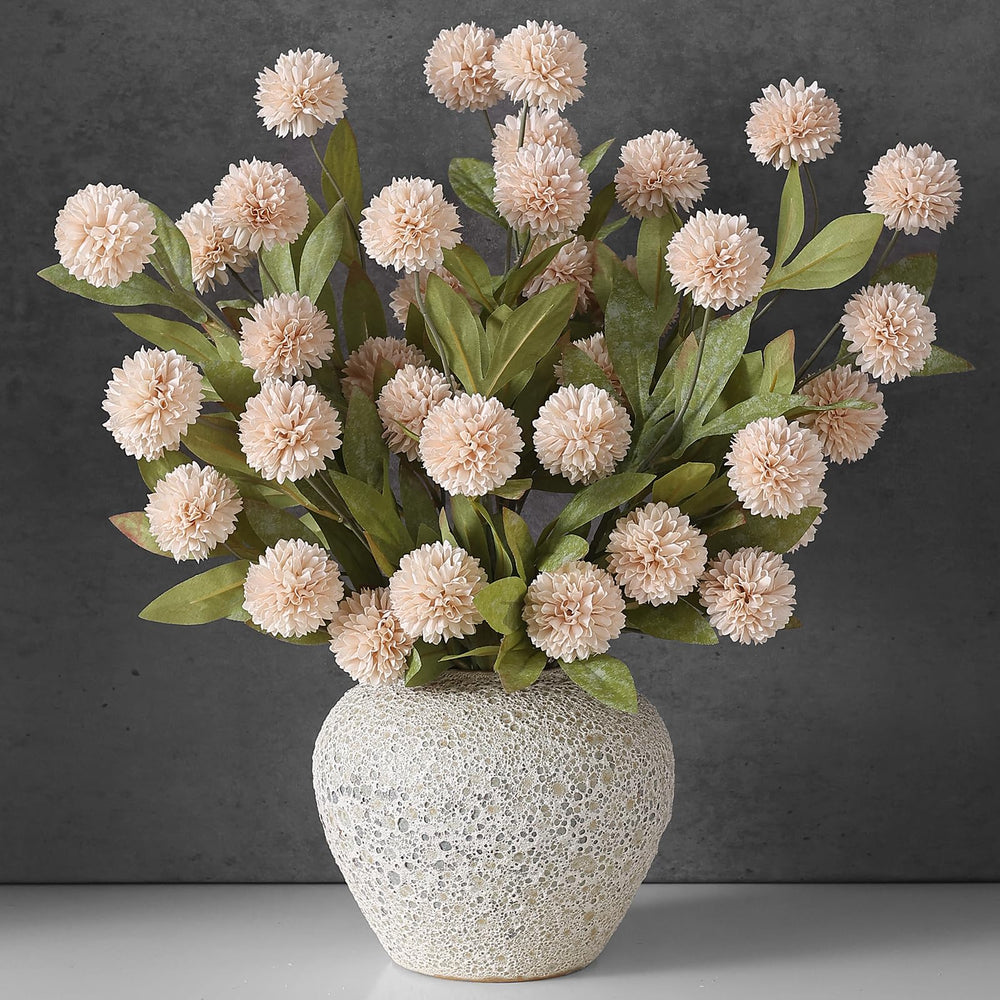 VIERENA vue frontale des 6 tiges beige pour bouquet durable