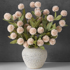 VIERENA vue frontale des 6 tiges beige pour bouquet durable