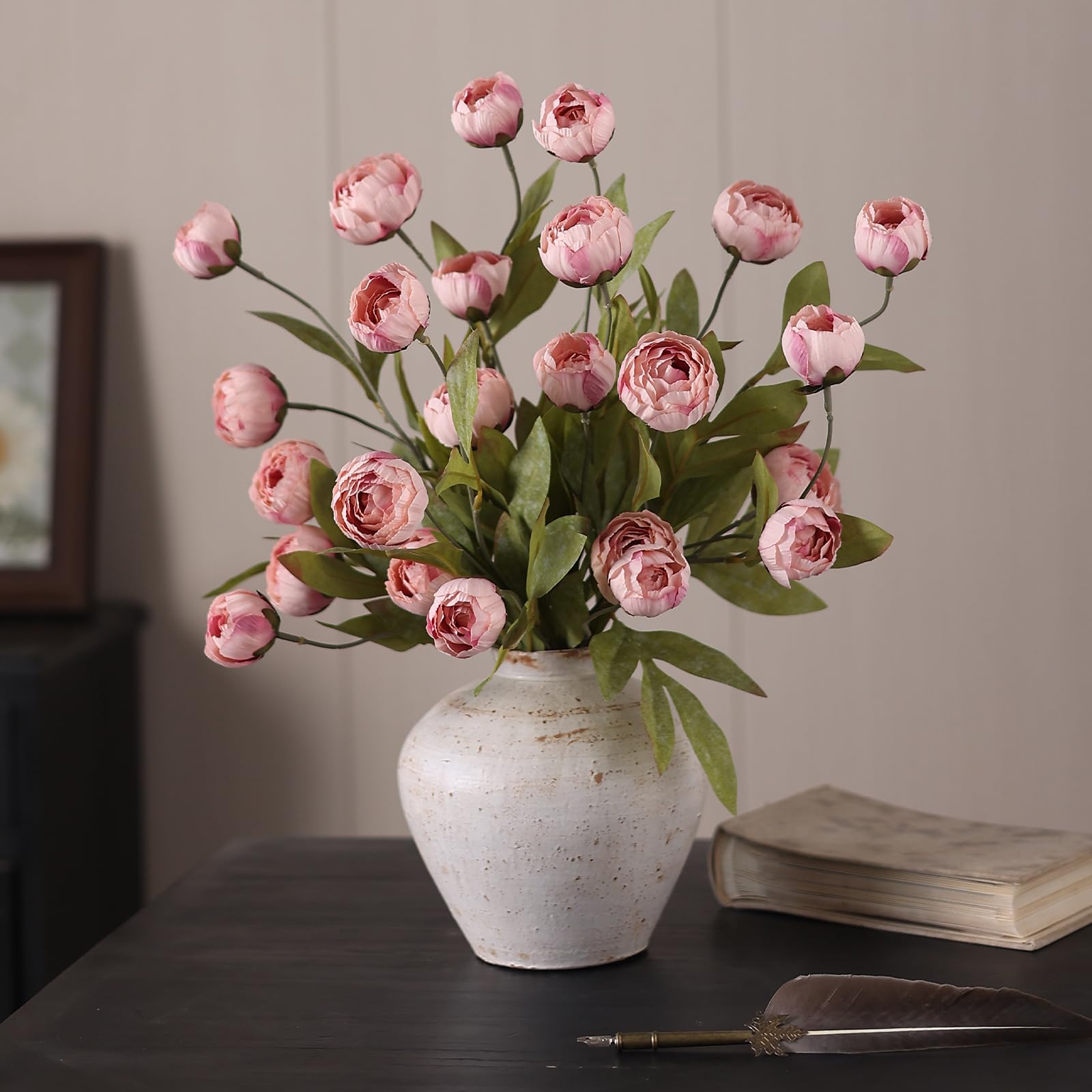 VIERENA pivoines arrangées dans un vase, effet décoratif immédiat