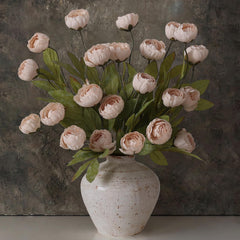 VIERENA ensemble de 12 pivoines beige pour bouquet volumineux