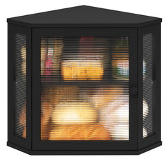 viewcare face avant boîte à pain montrant design noir et rangement élégant