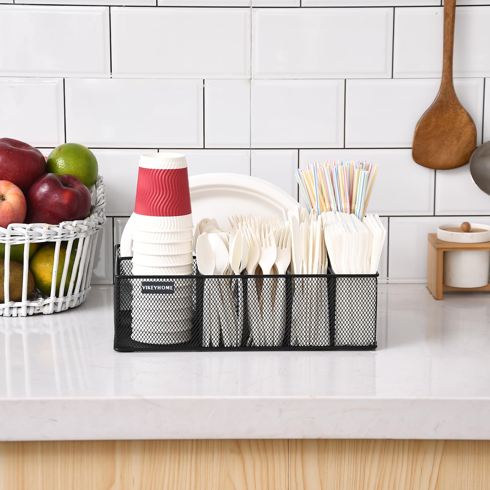 VIKEYHOME comparaison d'échelle montrant dimensions et capacité pratique