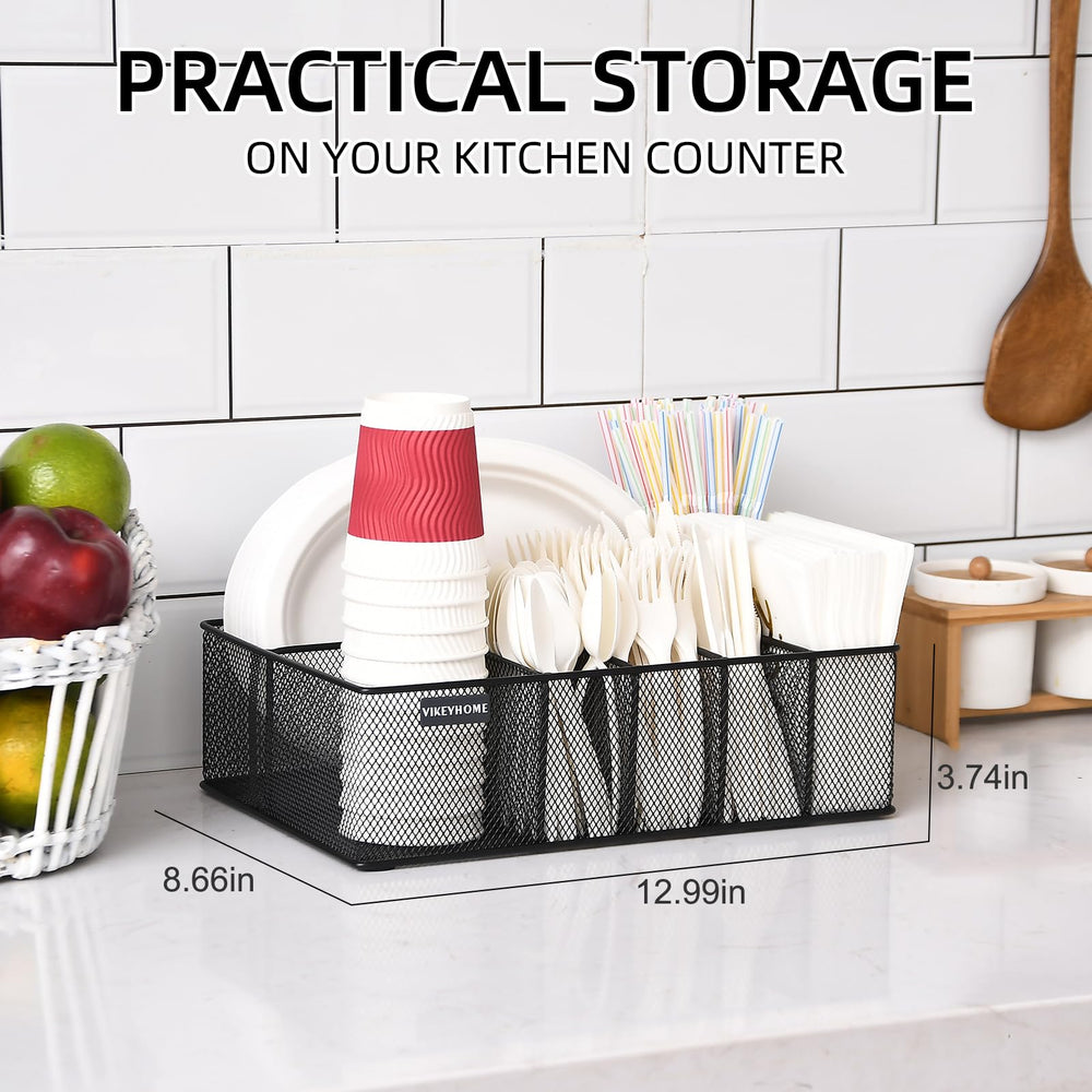 VIKEYHOME organisateur en usage lors d'un pique-nique pour rangement facile