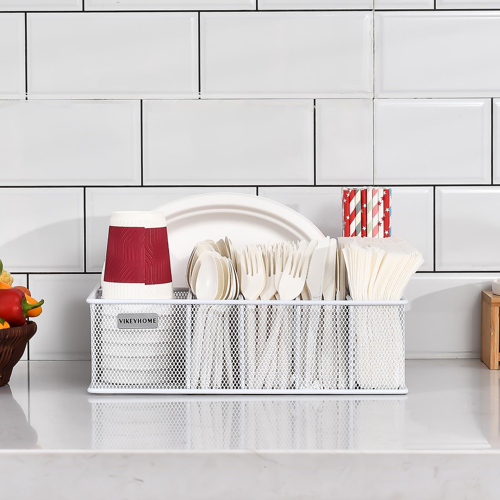 VIKEYHOME range-couverts détail, séparation pratique des ustensiles