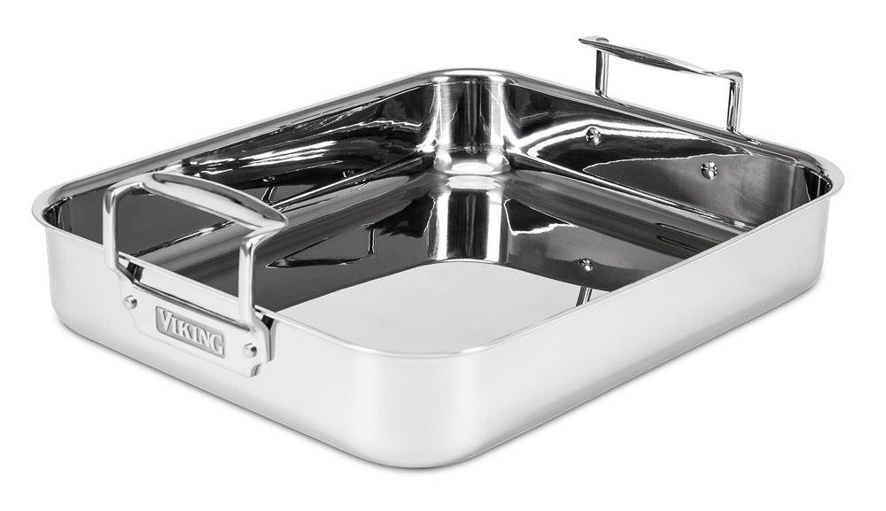 Viking bords profonds retiennent jus pour sauces et facilités de service