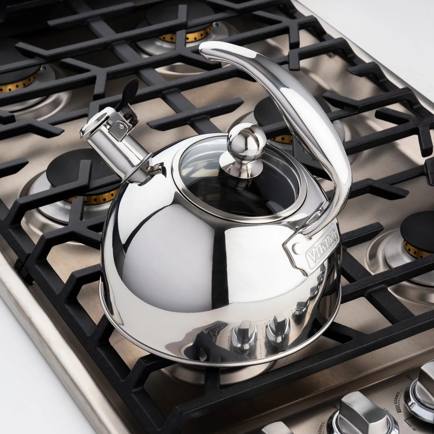 Viking bouilloire couvercle en verre trempé permettant surveillance