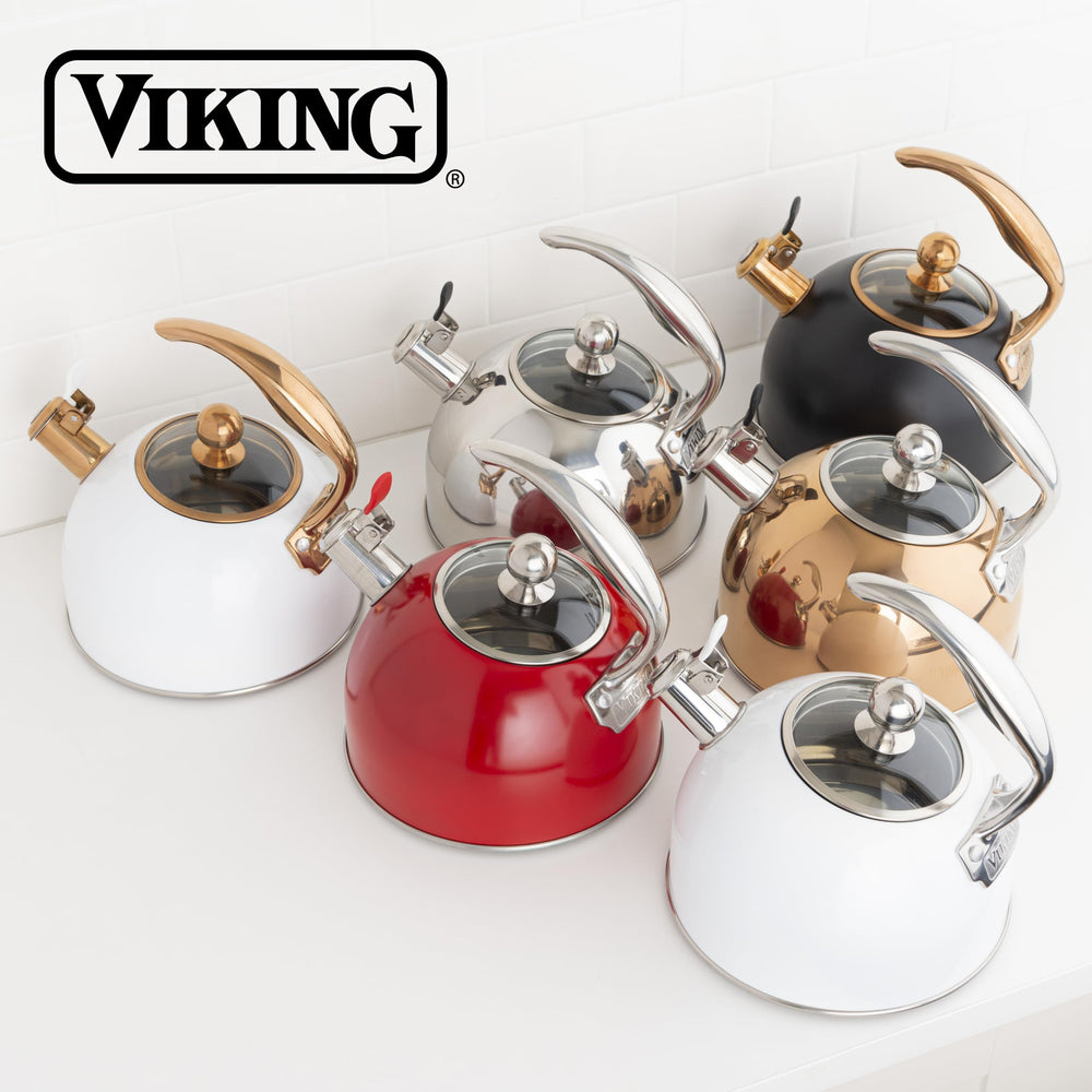 Viking bouilloire échelle taille comparaison volume 2,6 qt visible