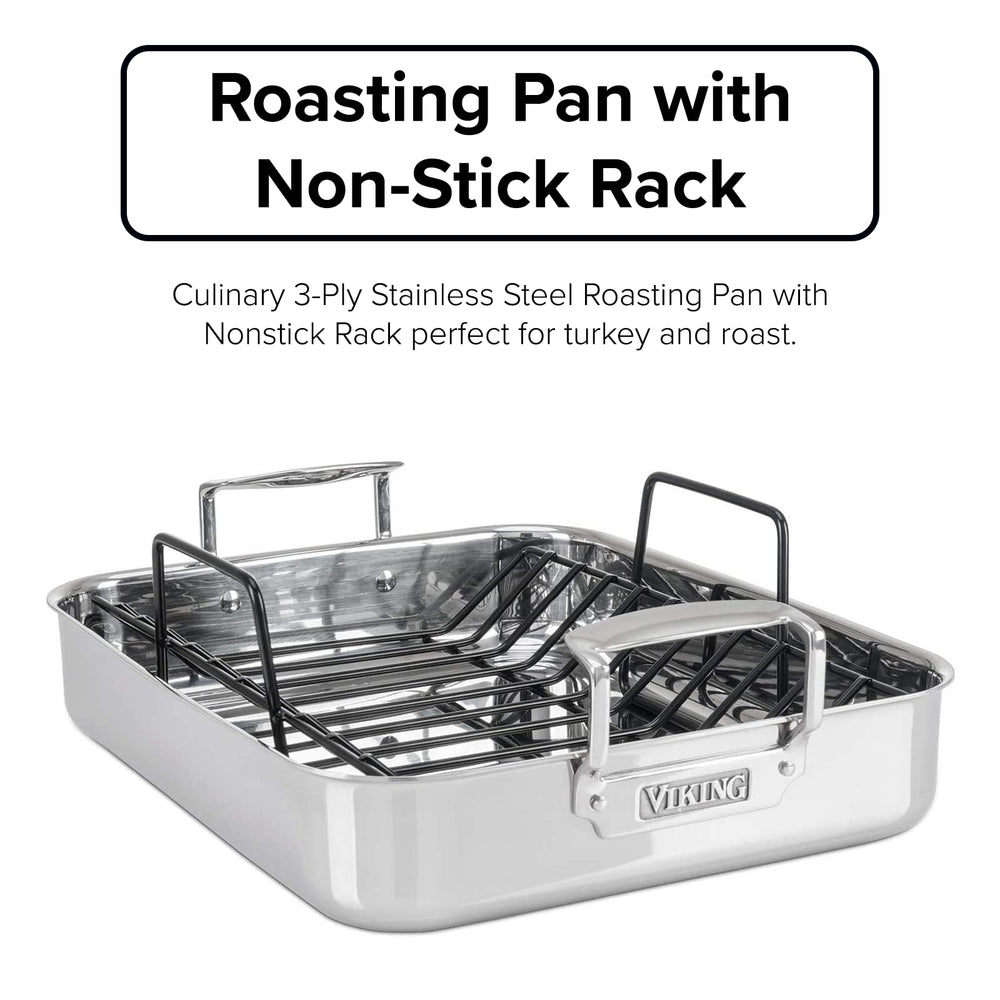 Viking gros plan matière inox 3‑couches garantissant diffusion uniforme chaleur