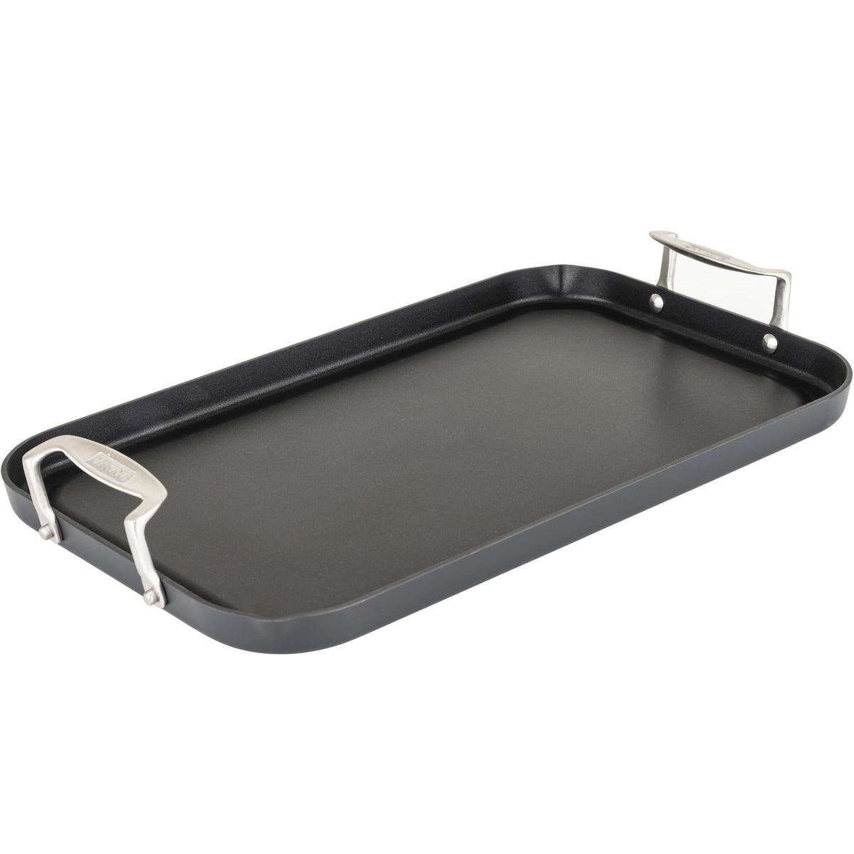 Viking plancha face montrant large surface de cuisson pour repas familiaux